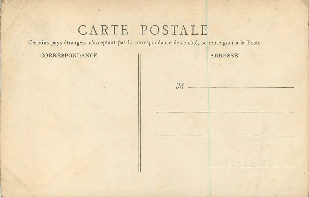 Fontainebleau — Galerie François Ier — B. F., PARIS - Rückseite