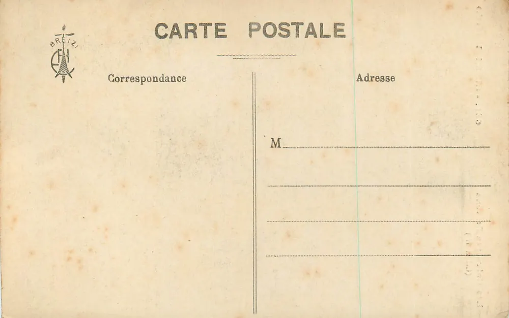 Bretonische Calvaires — Guimiliau (F.) — Col. E.H. n° 661 - Rückseite