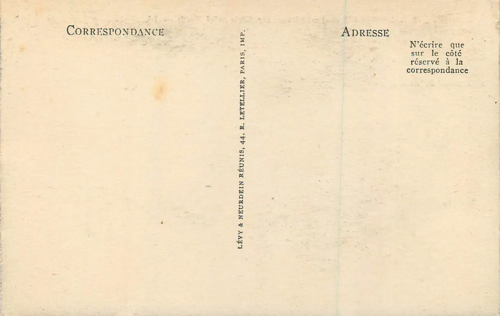 Langeais — Le Château, xve Siècle (côté Nord) — LL - Verso