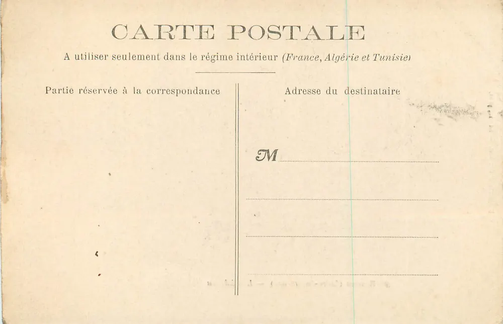 Nantes (Loire-Inférieure) — Le Château — Hachette et Cie, phot. Ed. L. L. - Verso