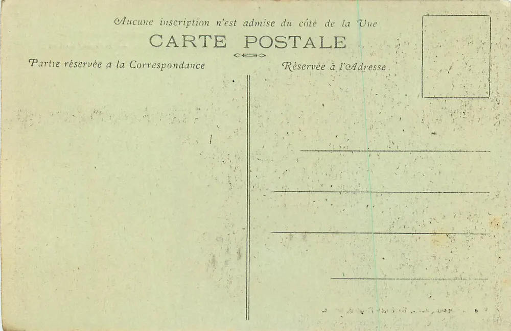 Les Settons — De oevers van het meer — Le Morvan Illustré, uitg. G. Gervais, Saulieu - Achterkant
