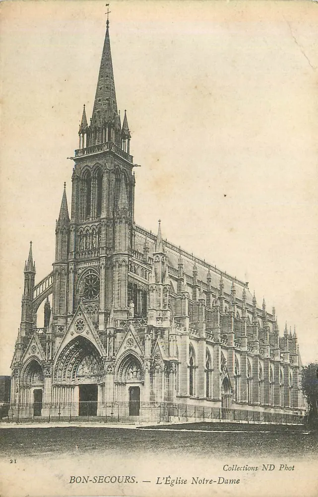 Bonsecours — La Iglesia de Nuestra Señora — Colecciones ND Fot - Anverso