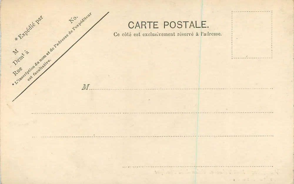 Versailles - Petit Trianon. Salon de la Musique — V. P. Paris. No. 29. - Verso