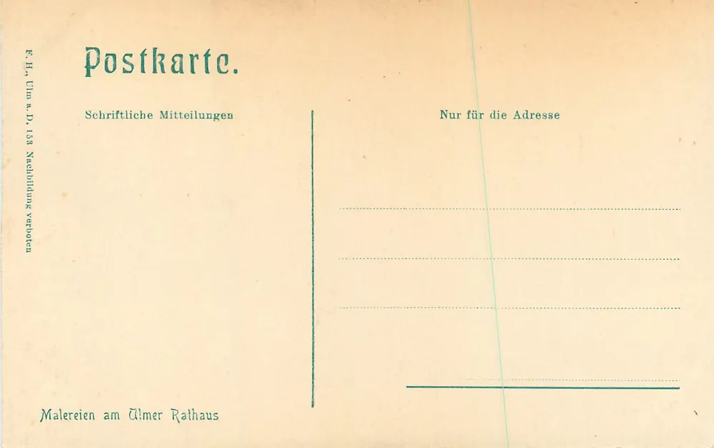 Paintings at Ulm City Hall — Interior Decoration — K. H. Ulm & D., 158 - Back