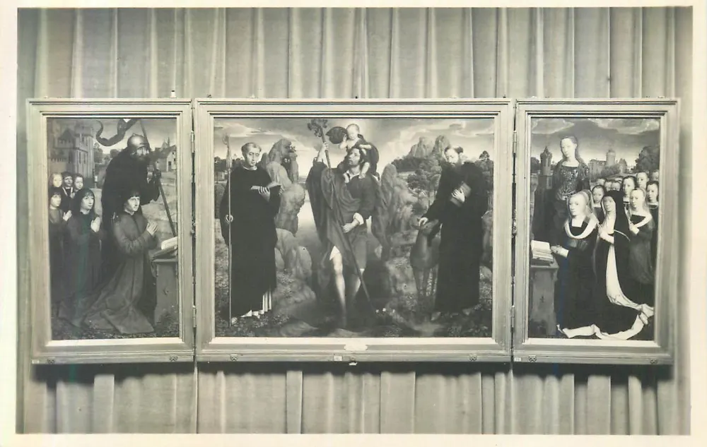 Triptyque de H. Memlinc — Bruges 1494 — Musée Communal - Recto