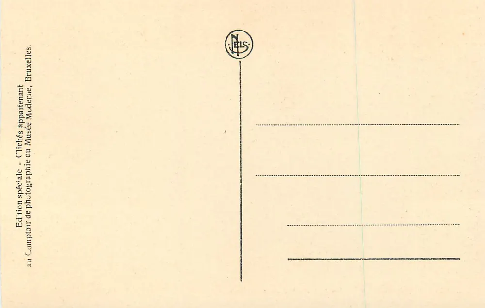 Die Zeiten der Bauern - Ältere — Léon Frédéric, n°100, Musée Moderne de Bruxelles - Rückseite