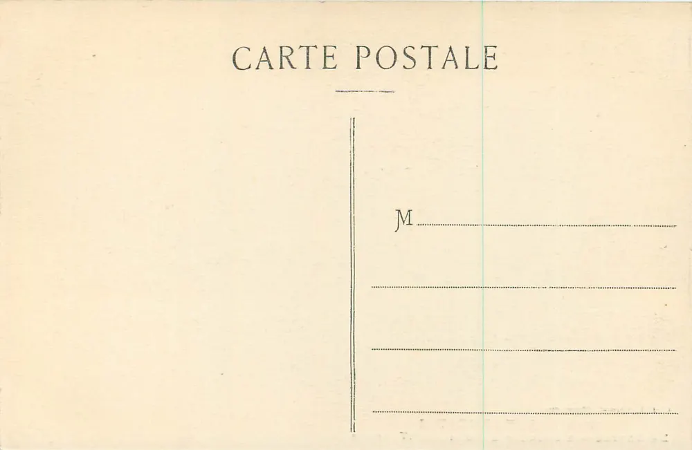 Chambre à coucher de Mme de Warrens — Les Charmettes — Coll. L. Grimal, Chambéry, n° 1070 - Verso