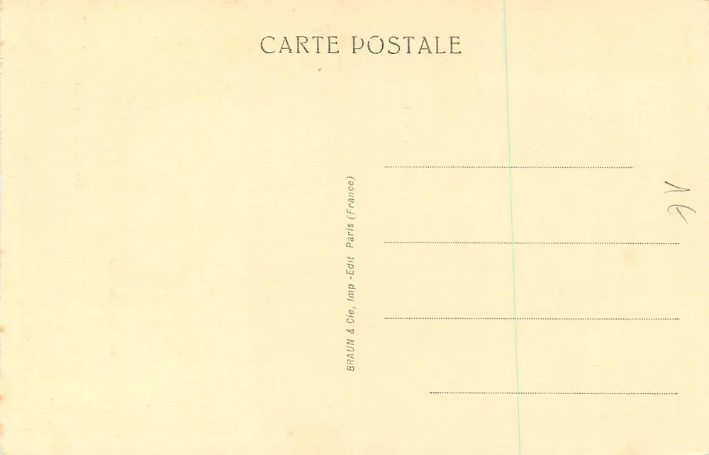 Armas e ferramentas pré-históricas — Silex — Braun & Cie, Paris - Verso