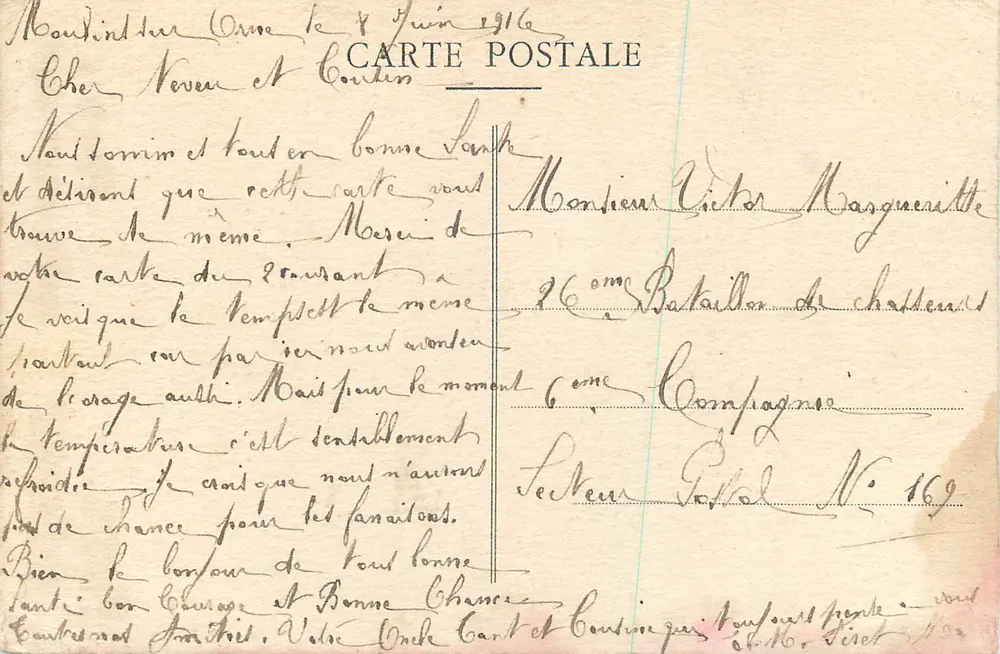 Fleurs de France — Portez notre espérance — éditeur non visible - Verso