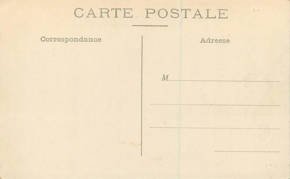 Reims — Arco do Triunfo Romano — Editor B. L. n°100 - Verso