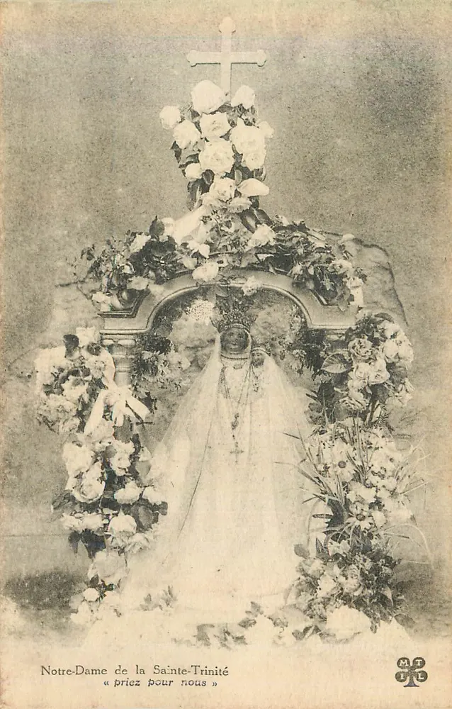 Notre-Dame de la Sainte-Trinité — « priez pour nous » — MT 12 - Recto
