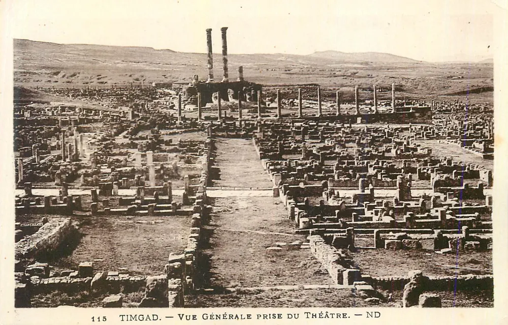 Timimad — Vue générale prise du théâtre — ND - Recto