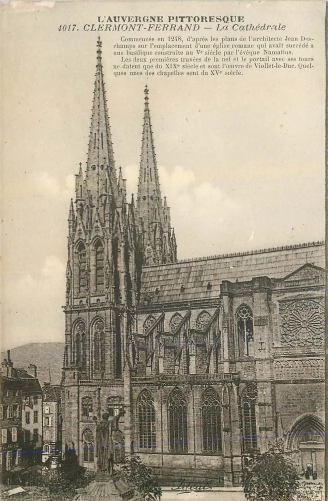 Clermont-Ferrand — Die Kathedrale — Béguin, St-Gérard (Allier) - Vorderseite