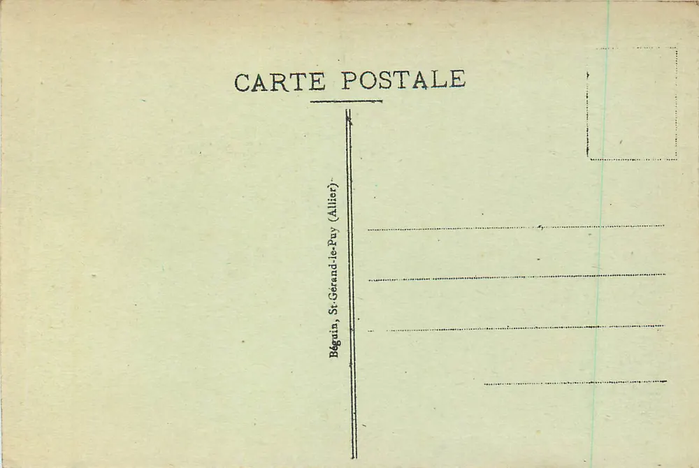 Le Mont-Dore — Vue panoramique — L'Auvergne Pittoresque, n°3201 - Verso