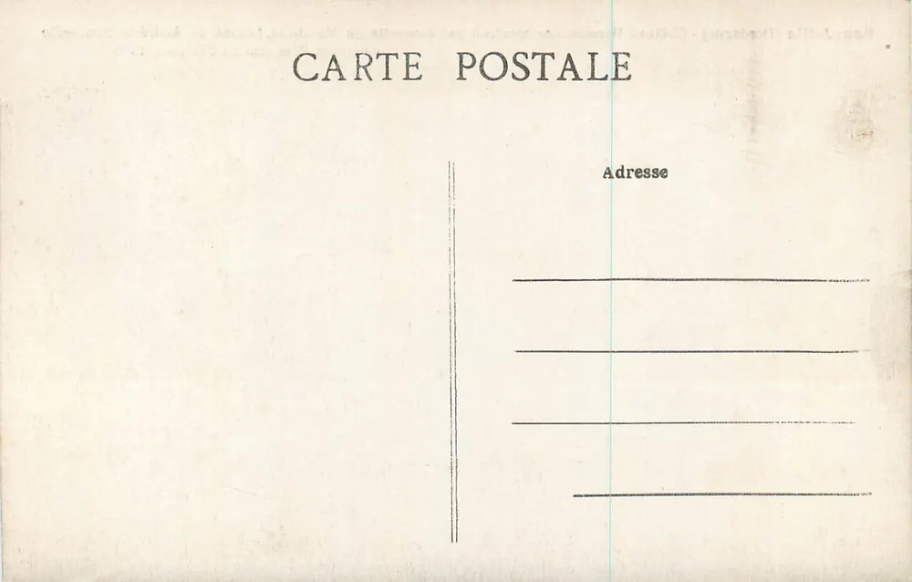 Bourdeille (Dordogne) - Château Renaissance construit par Jacquette de Montbron, femme d'André de Bourdeille, gouverneur Sénéchal du Périgord, 1580 - Verso