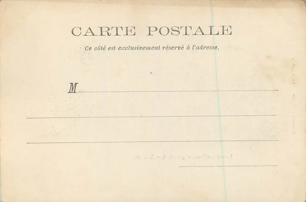 Lourdes (Hautes-Pyrénées) — Le Fort — Éd. Hacquemart & Cie, Adit - Verso