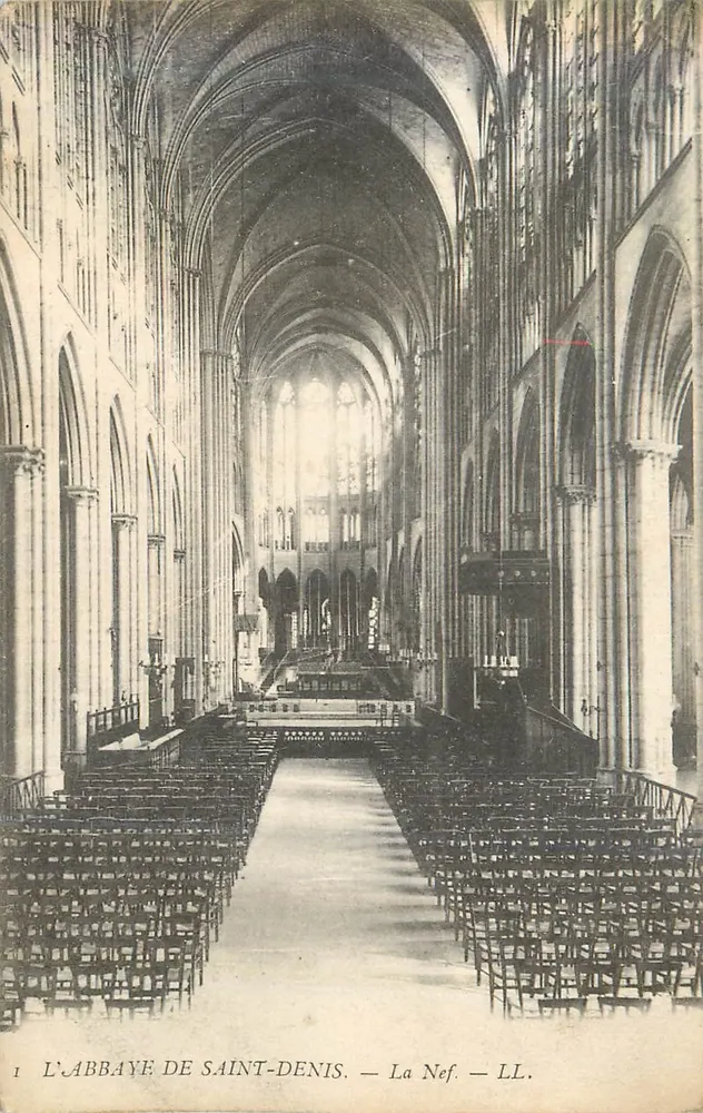 A ABBADIA DE SÃO DÊNIS — A Nave — LL. - Frente