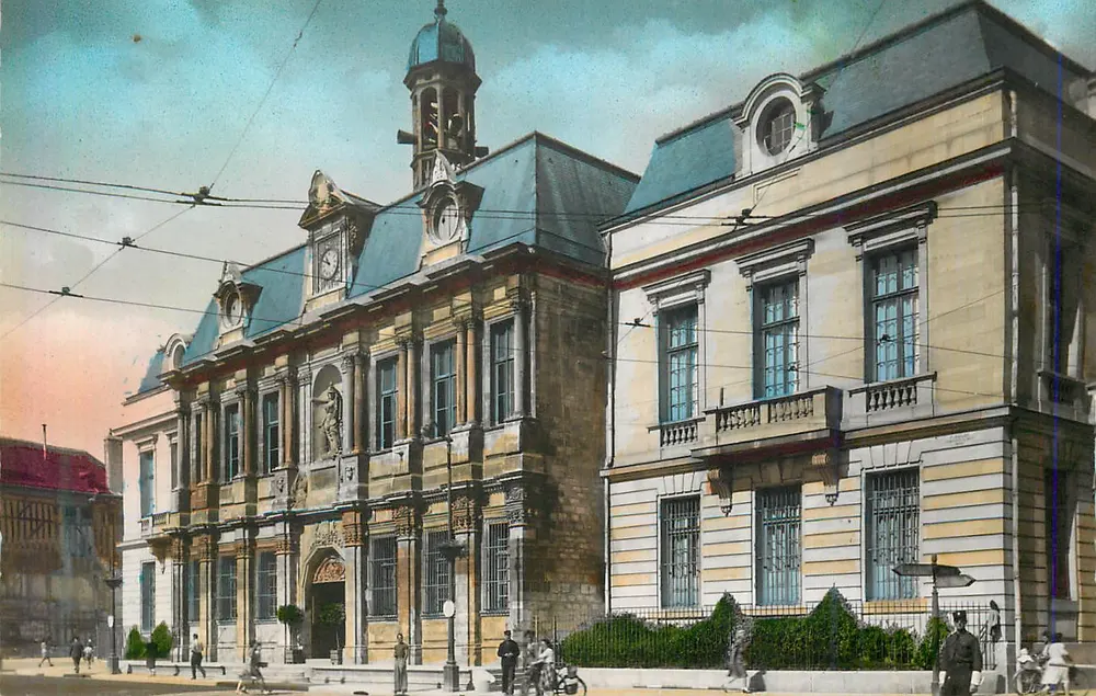 Troyes - Het Stadhuis (gevel) — Edities O.P. — Parijs - Voorkant