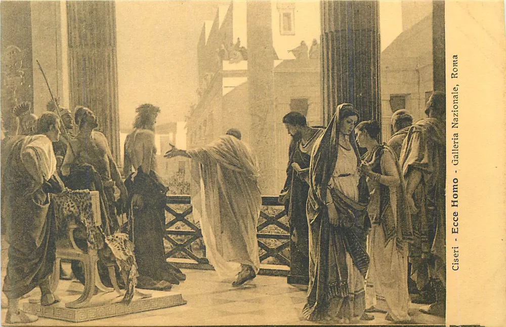 Ecce Homo — Scène religieuse — Ciseri, Galleria Nazionale, Roma - Recto