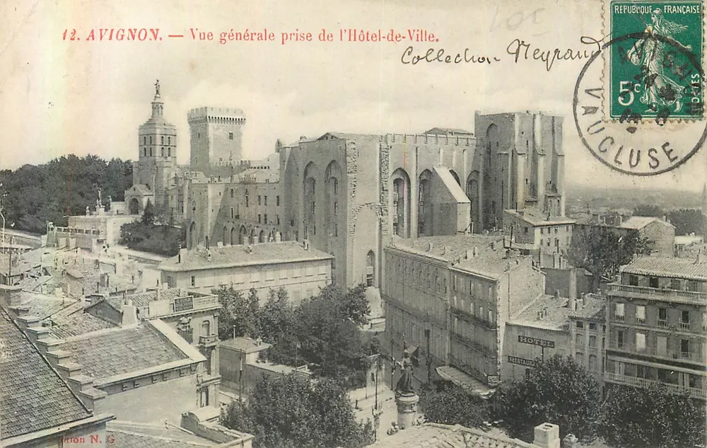 Avignon — Allgemeiner Blick vom Hotel-de-Ville — Sammlung Neyrand, Ausgabe N. G. - Vorderseite