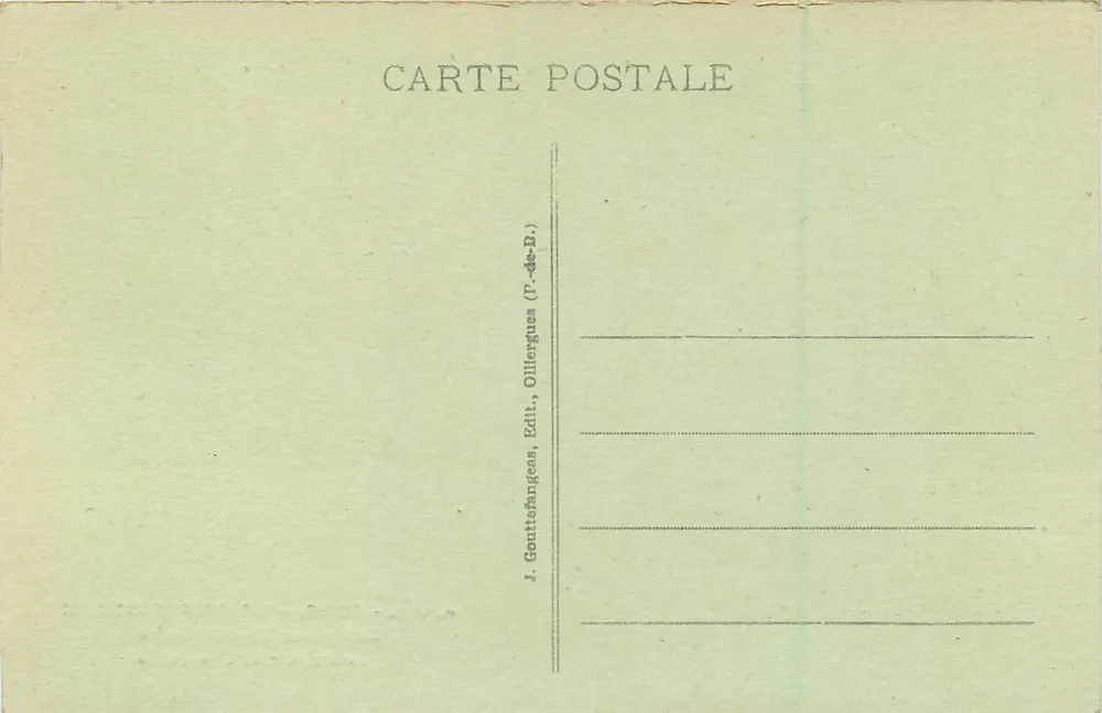 Intérieur de l'Abbaye de La Chaise-Dieu — Le Jubé (XIVe siècle) — J. Gouttefanges, Olliergues (P.-de-B.) - Rückseite