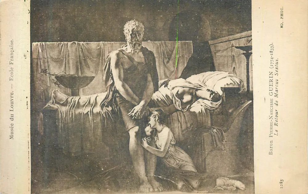 Die Rückkehr des Narcissus — Musée du Louvre — Französisch — Baron Pierre-Narcisse Guérin (1774-1833) - Vorderseite