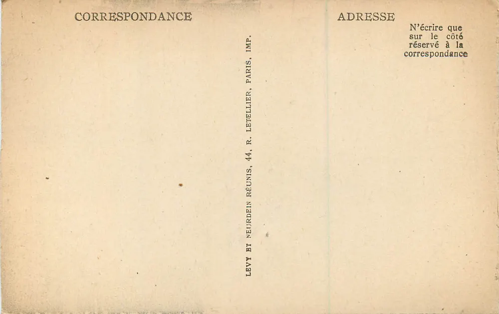 Clermont-Ferrand — A Catedral — LL — n° 102 - Verso