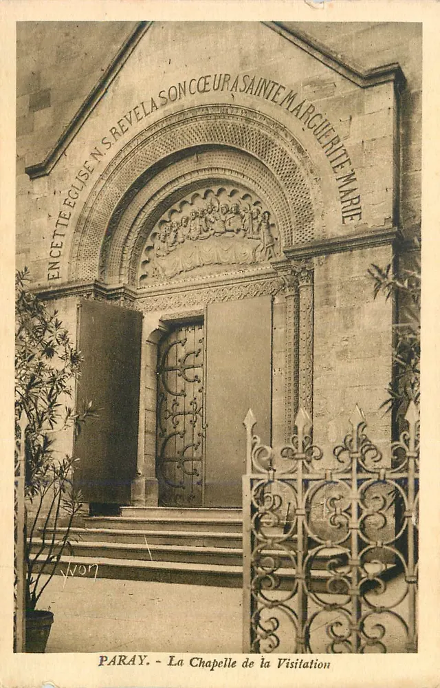 Paray - A Capela da Visitação — Editor YVON, Paris - Frente