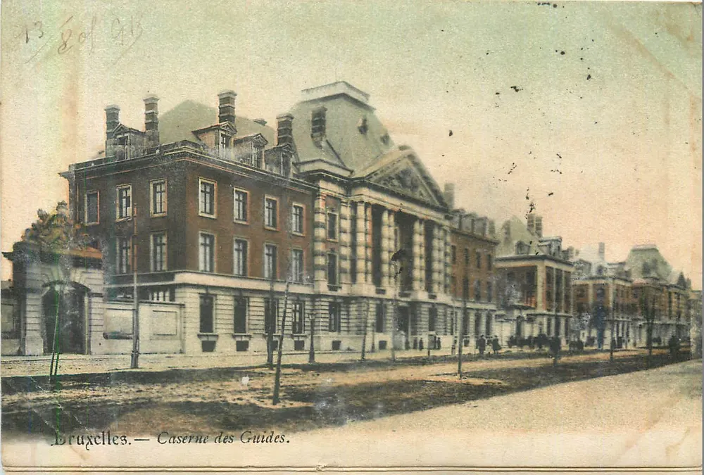 Bruxelles — Caserne des Guides — éditeur GIB - Frente
