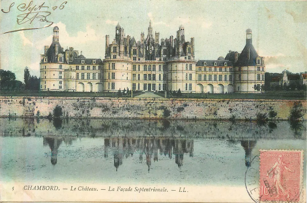 Chambord — Le Château — La Façade Septentrionale — LL. — Éditeur LL. - Recto