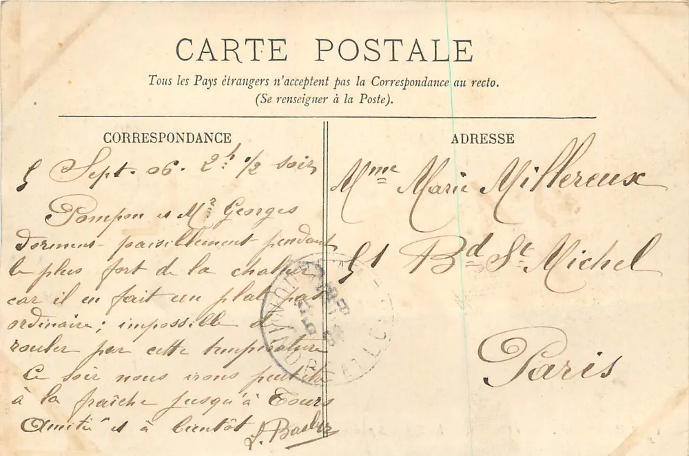 Chambord — Le Château — La Façade Septentrionale — LL. — Éditeur LL. - Verso
