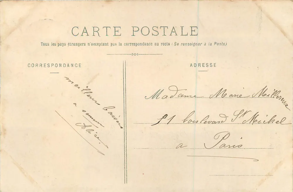 Le Pont du Veurdre (Allier) — pont suspendu sur le fleuve, éditeur R. Dovillez, Sancœins (Cher) - Verso