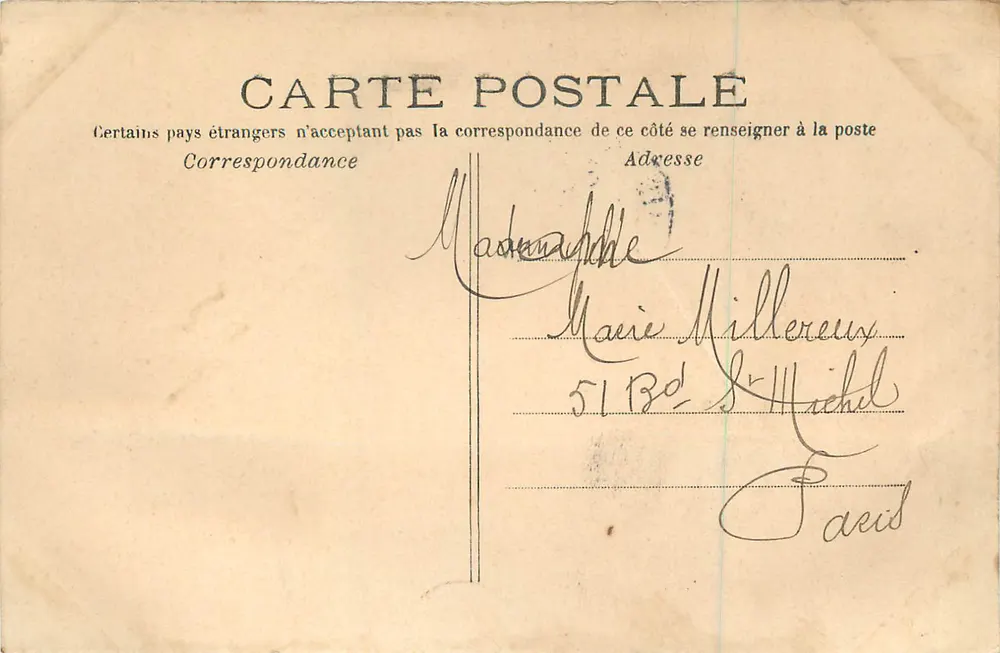Paris — Le Pont Alexandre III — éditeur C.M. n°46 - Verso