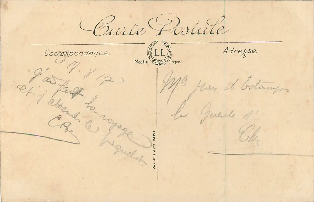 Toulon — Place de la Liberté — Monument de la Fédération — LL. Nr. 59 - Rückseite