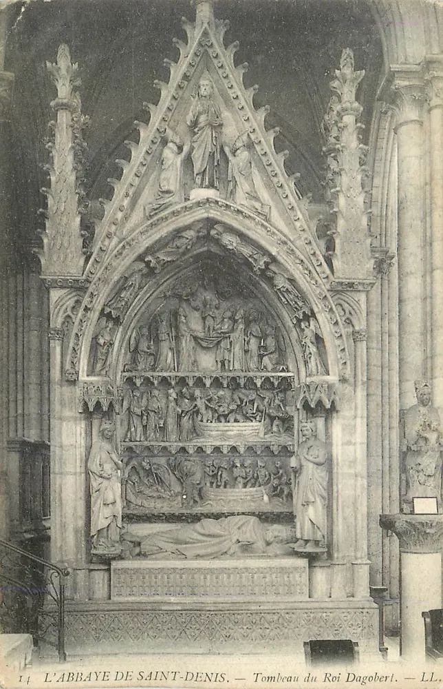 L'ABBAYE DE SAINT-DENIS — Tombeau du Roi Dagobert — LL. - Recto