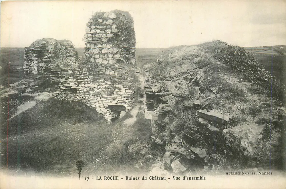 LA ROCHE - Rovine del Castello - Vista generale — Arteud Nozais, Nantes, n°17 - Recto