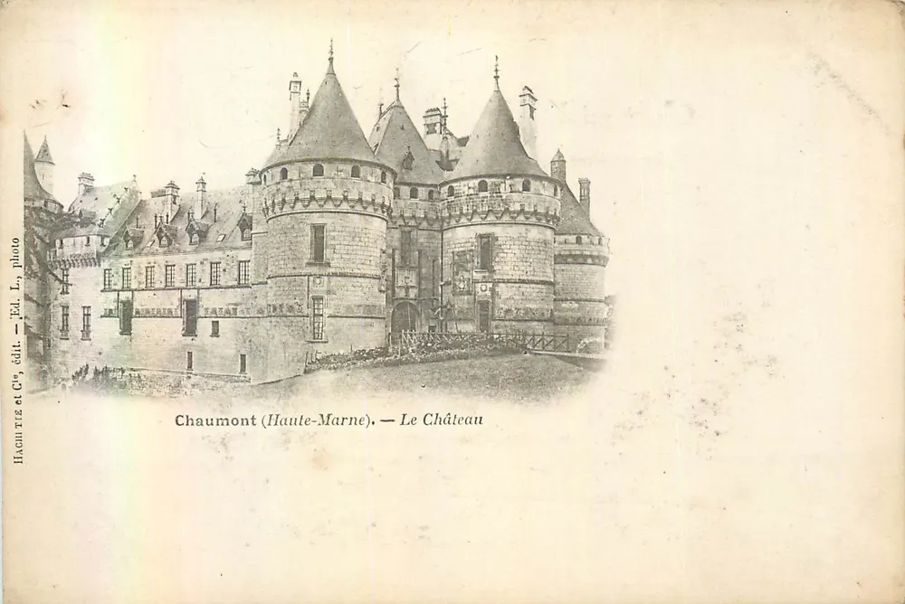 Chaumont (Haute-Marne) — Le Château — Hachartz & Cie, photo L. Edt. - Recto