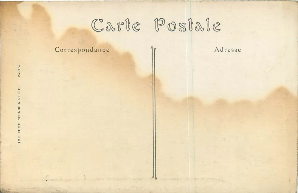 Fougeres (Il-et-V.) — Le Château féodal — J. Sorel, édit., Rennes - Verso