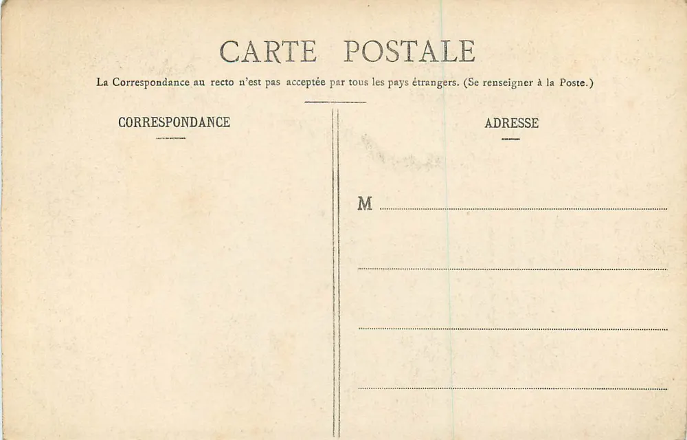 N.-D. de L'Argentière — estátua da Virgem com o Menino — Litografia de Saint-Denis, Lyon - Verso