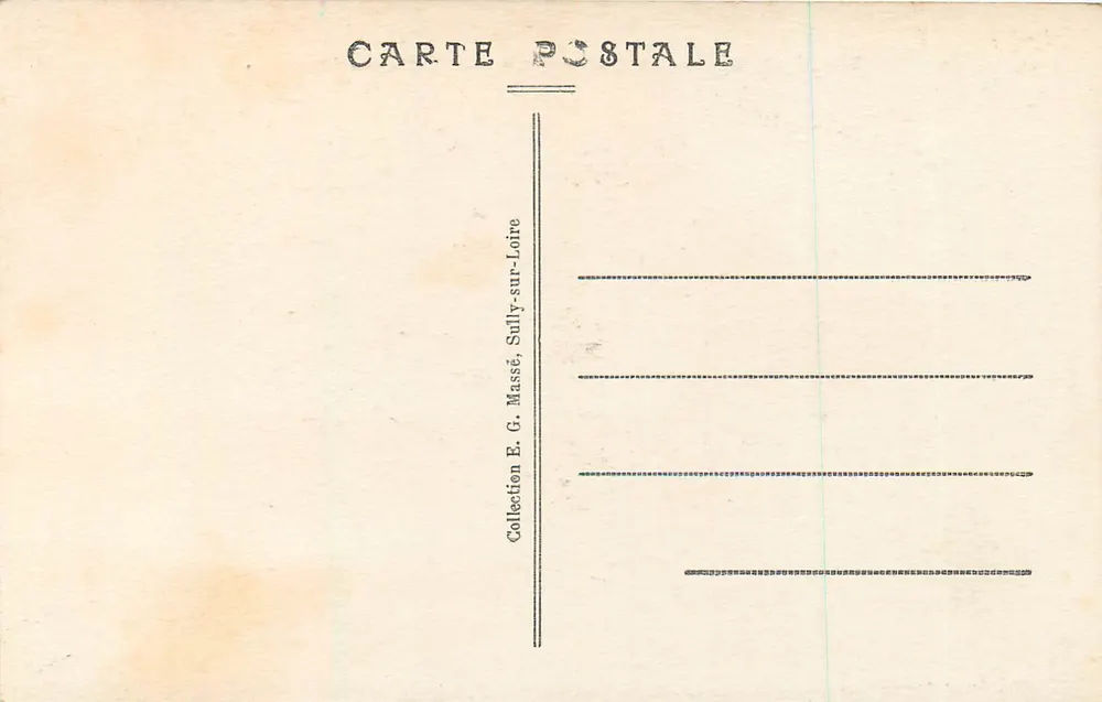 Sully-sur-Loire (Loiret) — Le Château féodal (XIVe siècle) - Verso