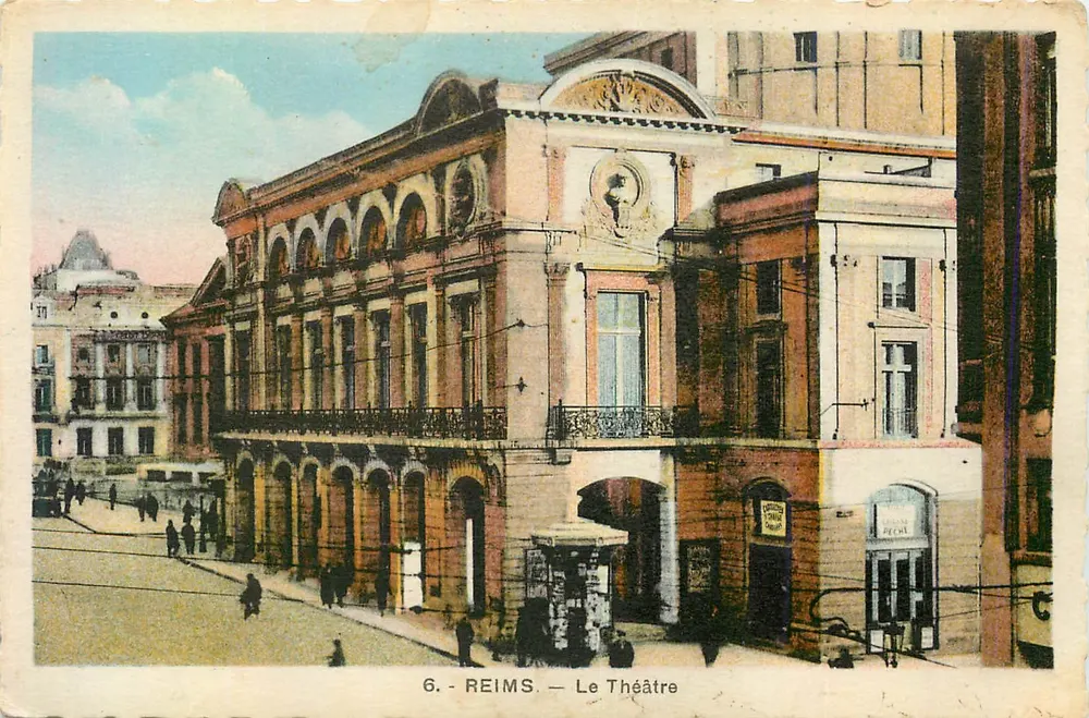 Reims — O Teatro — Jacques Freville, Editor - Frente
