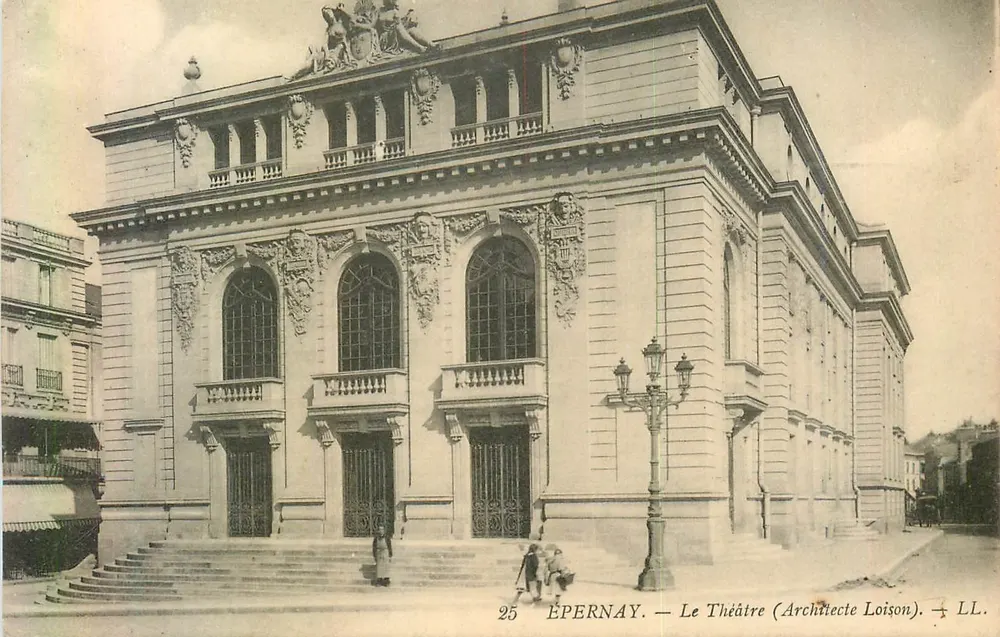 ÉPERNAY — The Theatre (Architect Loison) — LL. - Front