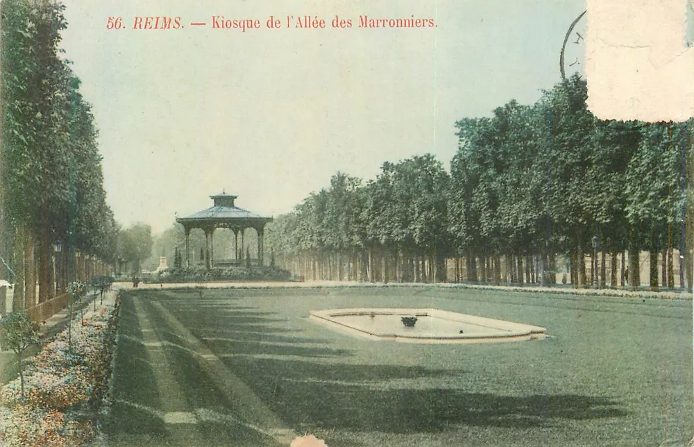 Reims — Kiosque de l'Allée des Marronniers — Éditeur anonyme, n° 56 - Recto