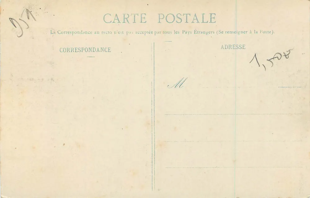 Épernay - Vista geral — J. Bracquemart, litografia, editora - Verso