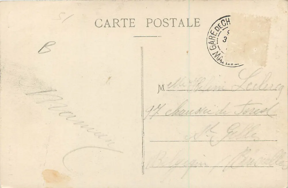Chalons-sur-Marne — Igreja de Saint-Loup — Editor não identificado, n° 61 - Verso