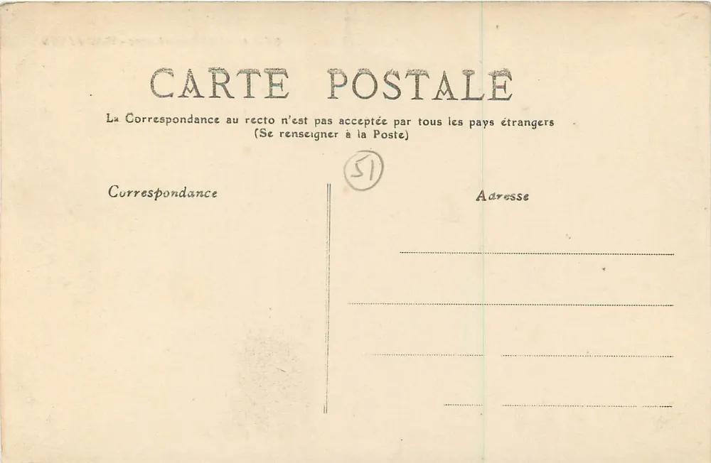 Chalons-sur-Marne — Hotel de Ville — editor desconhecido, n° 89 - Verso