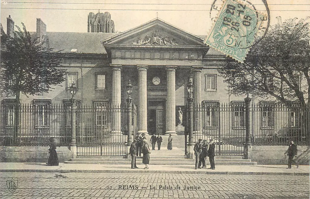Relms — O Palácio de Justiça — Editor não identificado, n° 22 - Frente