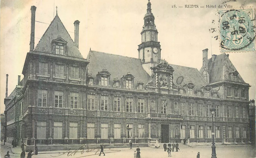 Reims — City Hall — Publisher S. E. N. B. (No. 18) - Front