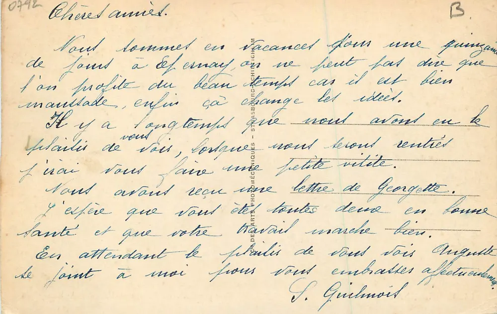 Epernay — Allgemeiner Blick auf das Hospiz Auban-Moët — LL.3 - Rückseite