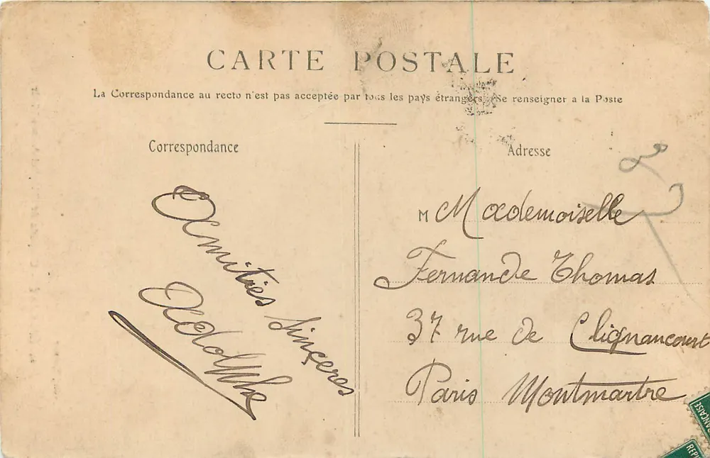 ÉPERNAY — Chapelle de l'Hôpital Auban-Moët — C. M., édit., Épernay - Verso
